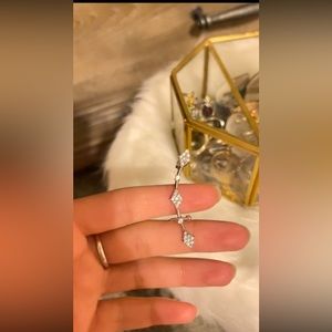 Original silver earring.. along the ear.  Elegant.  Beautiful, luxurious